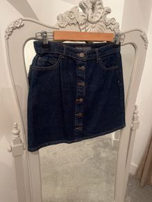 Bershka Medium Indigo Denim Skirt size M