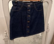 Bershka Medium Indigo Denim Skirt size M