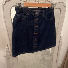 Bershka Medium Indigo Denim Skirt size M