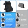 Lumbar Support Cushion, Memory Foam Back Support Cushion Lumbar Support for Office Chair, Car Seat, Recliner, with Extension Strap and Mesh Cover Image 5