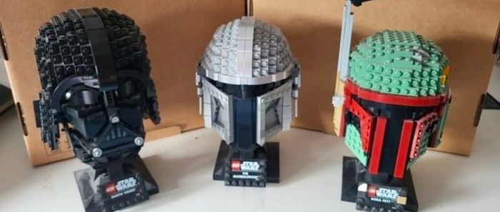 Star Wars Lego Helmets