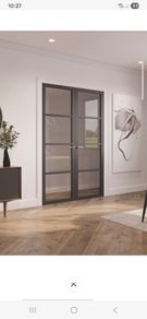 Seadec Crittal 4 Panel Clear Glass Door