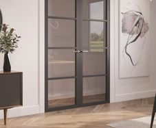 Seadec Crittal 4 Panel Clear Glass Door
