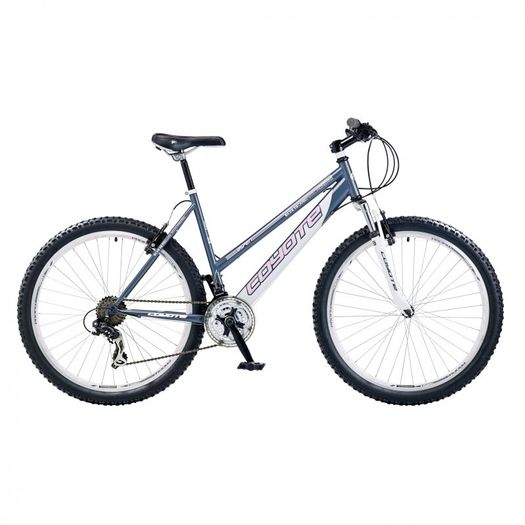 17" Coyote Aspen Ladies FS, 21 Speed, Grey/White