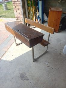 Antique School Desk