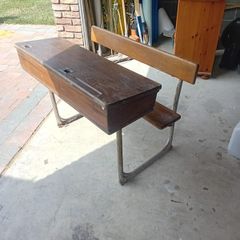 Antique School Desk