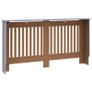 Radiator Cover Anthracite 152x19x81 cm MDF Image 5