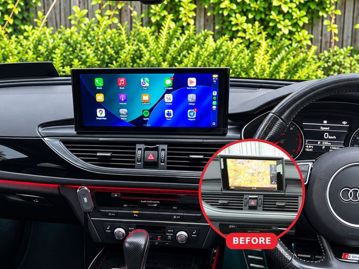 Audi A6 2018-2022 Apple CarPlay & Android Auto Radio
