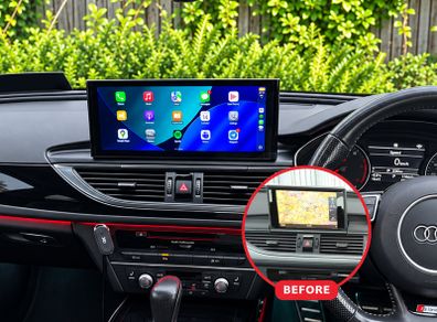 Audi A6 2018-2022 Apple CarPlay & Android Auto Radio