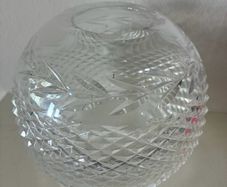 Vintage Waterford Crystal Rose Bowl