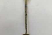 Vintage Egyptian Brass Souvenir Coin Spoon