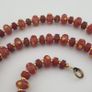 Vintage Venetian Style Tire Shape Eyes Glass Beads Necklace Image 2