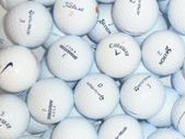 Branded Mix of Pearl/A Grade Lake Golf Balls - 50 Balls