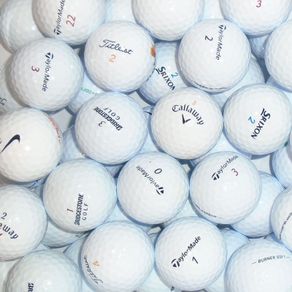 Branded Mix of Pearl/A Grade Lake Golf Balls - 50 Balls