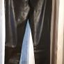 Leather Look Trousers Image 4