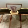 Vintage Ray Ban Bausch and Lomb Mens Gold Aviator Outdoorsman Sunglasses Image 10
