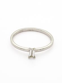 Cubic Zirconia Sterling Silver Ring