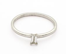 Cubic Zirconia Sterling Silver Ring