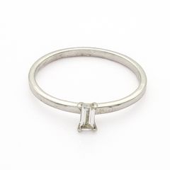 Cubic Zirconia Sterling Silver Ring