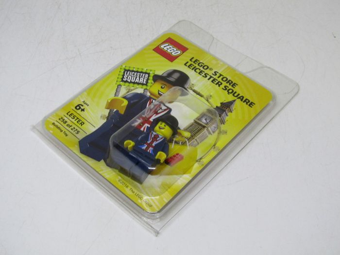 Lego Lester Minifigure - London Leicester Square Limited Edition Exclusive 258 of 275 Plus extras EXTREMELY RARE