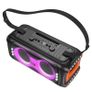 Beat Bass Wireless Karaoke Speaker Supports TF, USB, AUX with 2 Wireless Microphones Image 6