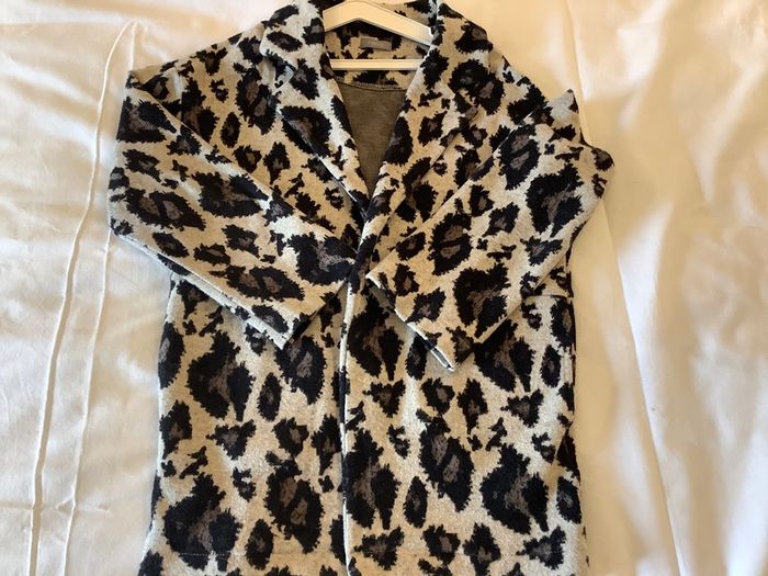 Stunning Girls cardicoat cardigan jacket animal leopard print 6 7 8 from Next
