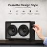 Cassette Bass HiFi Transparent Portable Bluetooth Speaker. Image 2