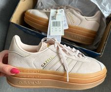 Adidas gazelle bold platform trainers