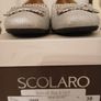 Beautiful Scolaro  Siver and Grey Shoes Size 38 Image 2