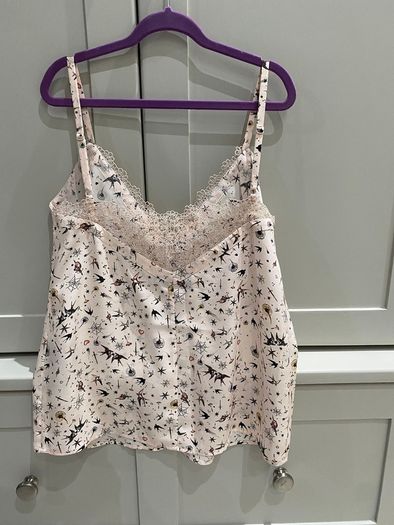 Designer Kooples luxury silk and lace camisole BRAND NEW