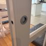 RESERVED Glass & Wood Pocket Doors with Wall Tracks | 150cm x 198cm x 6cm | Castleknock Image 5