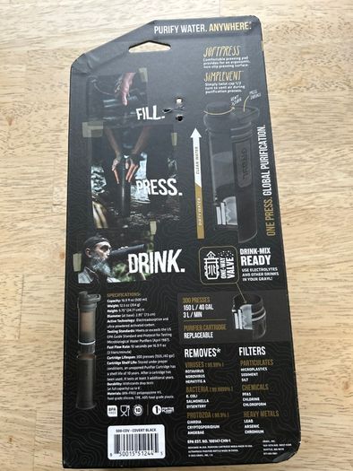 Grayl Ultrapress Filter & Purifier Waterbottle