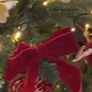 Christmas Decorations / Green Velvet Bows Image 6