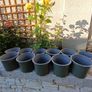11x plastic plant pot Image 2