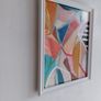 Eclectic Original Framed Painting in Cubist Style OR Figurative Art Image 2