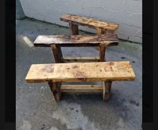 Handmade Garden benchs