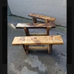 Handmade Garden benchs