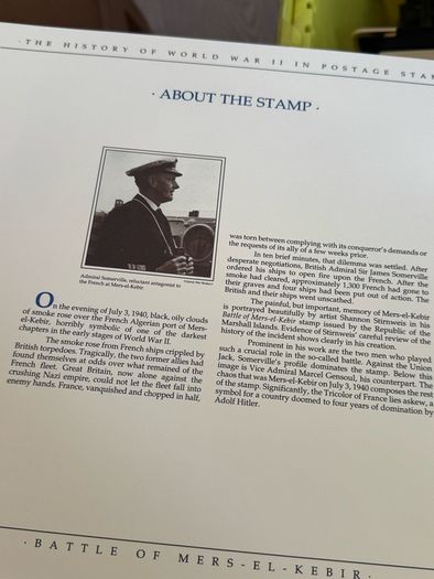 The History of World War II in post stamps