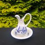 Blue washing bassin set postage possible Image 2