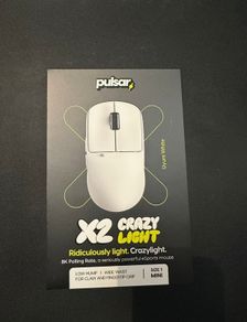 Pulsar X2 Crazylight 8khz gaming mouse