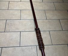 Wooden Curtain pole with Rings & Brackets