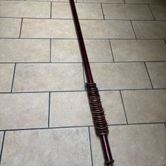 Wooden Curtain pole with Rings & Brackets