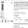 Olimpia Splendid Peler 5, 5L Water Tank Air Cooler with Remote Control and Timer, White Image 6