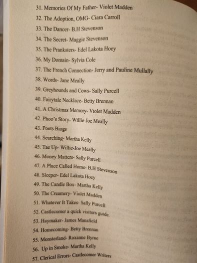 By The Blue Gate. A Collection of Stories from CASTLECOMER. Edited By  Neville Thompson.  First Edition Paperback In Good Condition. 38.