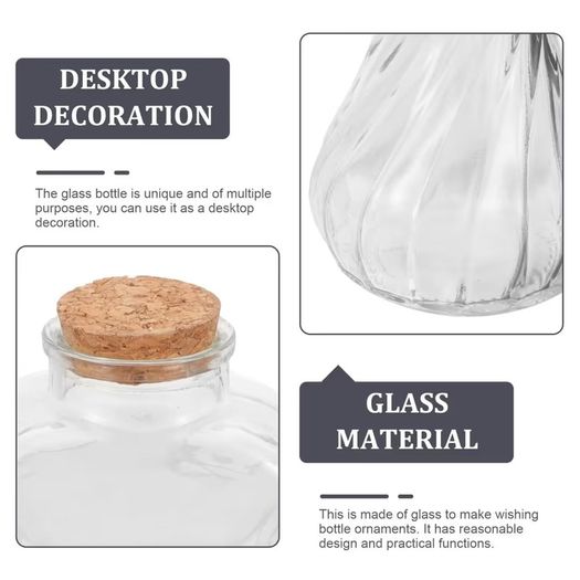 Brand New Wedding Unity Sand Set 3-Piece Glass