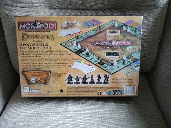 Monopoly - Lord Of The Rings Trilogy Edition Brand New Factory Sealed