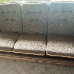 Sofa, armchairs & footstools