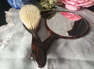 Dressing Table  Vanity Set Brush and Mirror