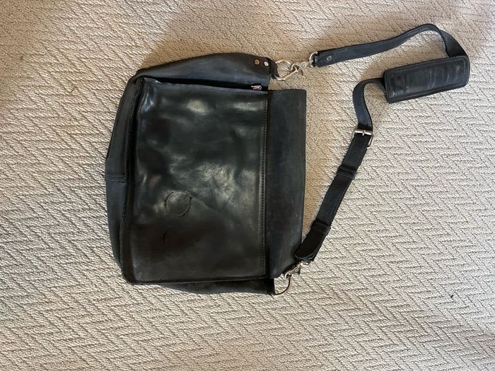 leather bag hand made in the US shoulder bag