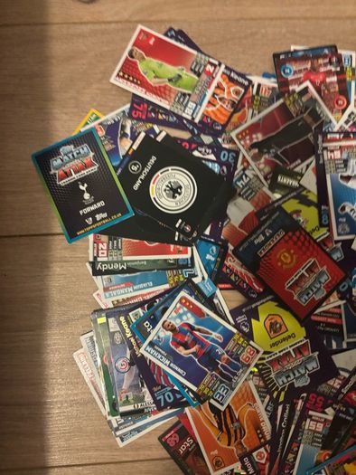 Mixed variety football cards